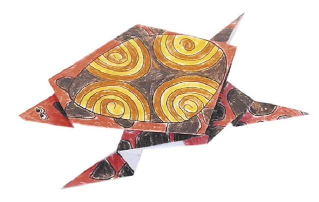 Set origami - Coloring Origami - Turtles | Fridolin - 2 | YEO