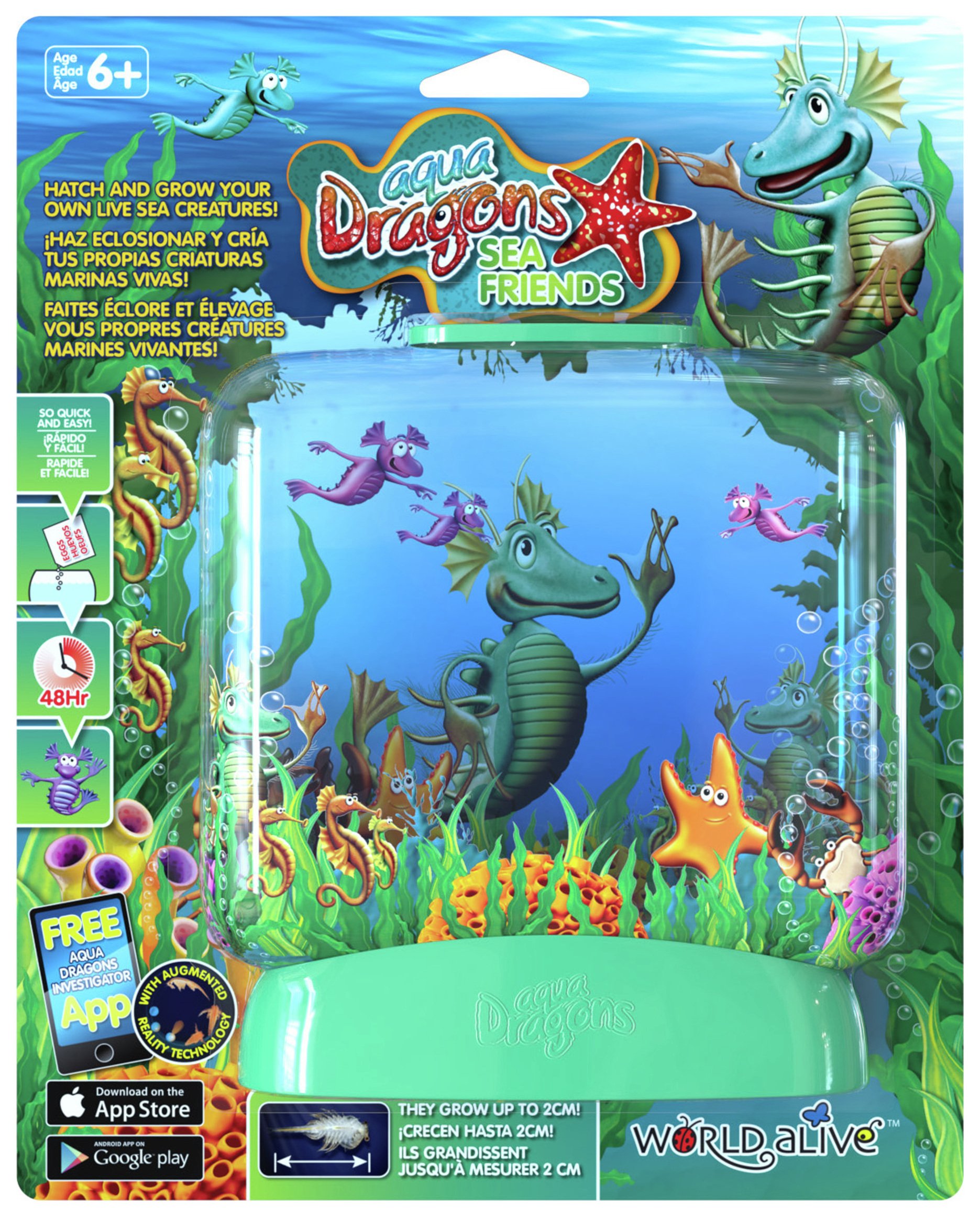 Set educativ - Aqua Dragons - Sea Friends - mai multe culori | World Alive - 6 | YEO