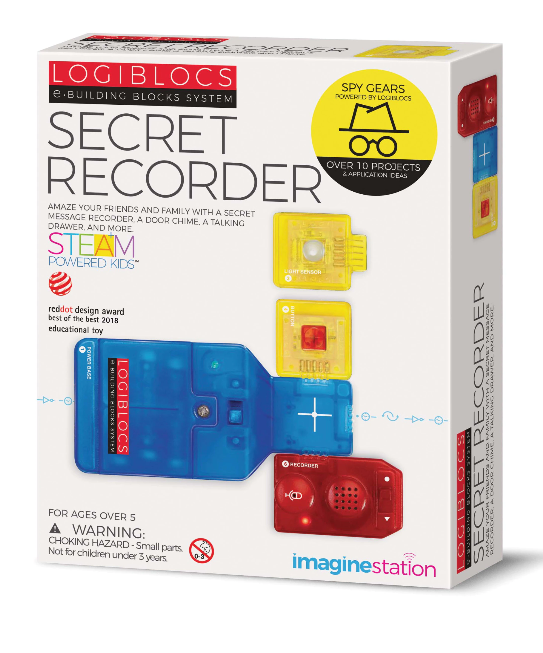 Joc electronic - Logiblocs - Secret Recorder | 4M - 1 | YEO