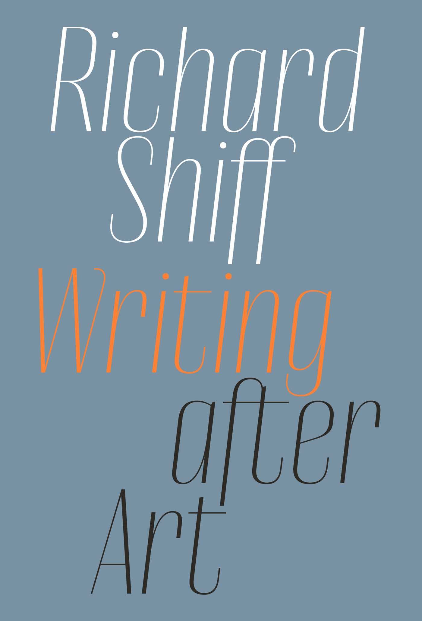 Writing after Art | Richard Shiff - 8 | YEO