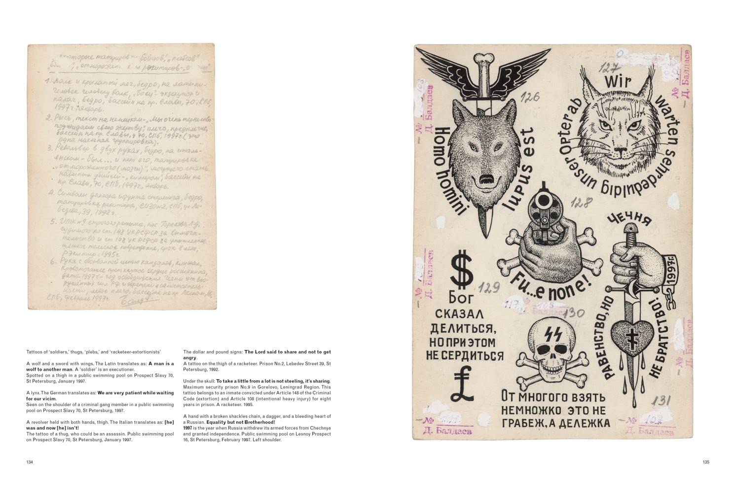 Russian Criminal Tattoo Archive | Damon Murray, Stephen Sorrell - 7 | YEO