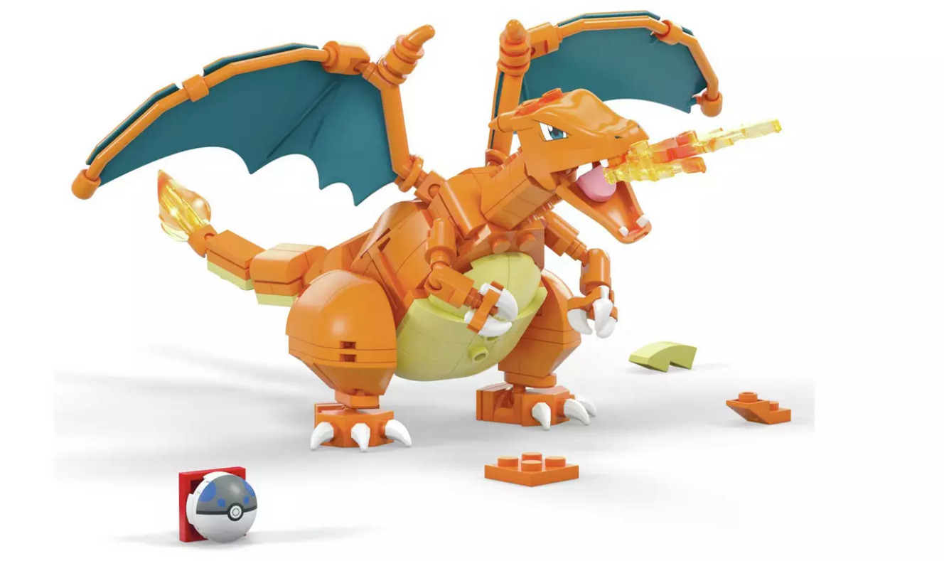 Pokemon Mega Construx Charizard Dracaufeu Glurak | Pokemon