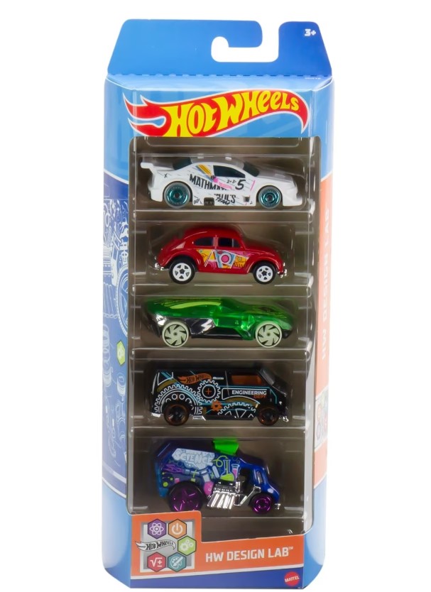 Set 5 masini - Hot Wheels - Design Lab | Mattel - 1