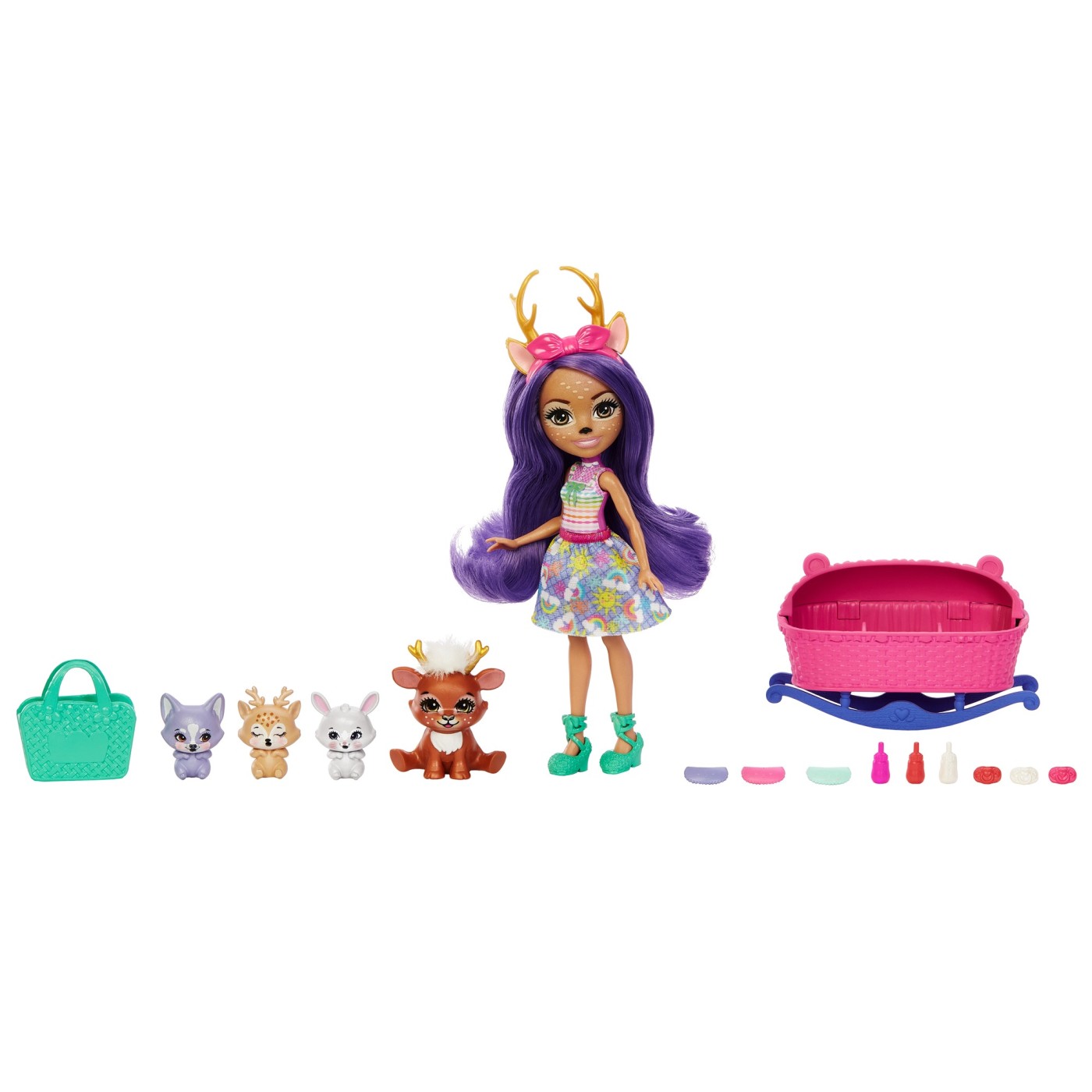 Set de joaca - Enchantimals Baby Best Friends - Danessa Deer si Sprint | Mattel - 2 | YEO