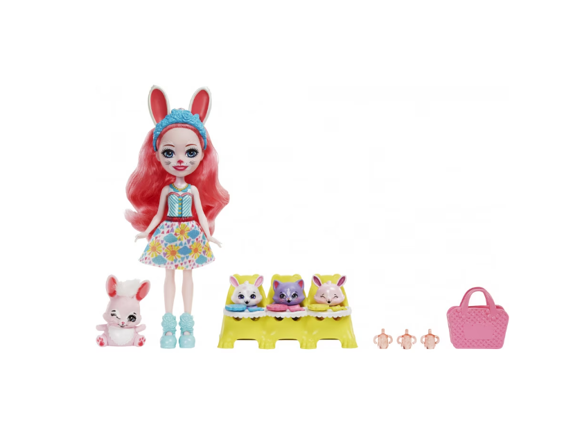 Set de joaca - Enchantimals - Baby Bestie Bree Bunny si Twist | Enchantimals