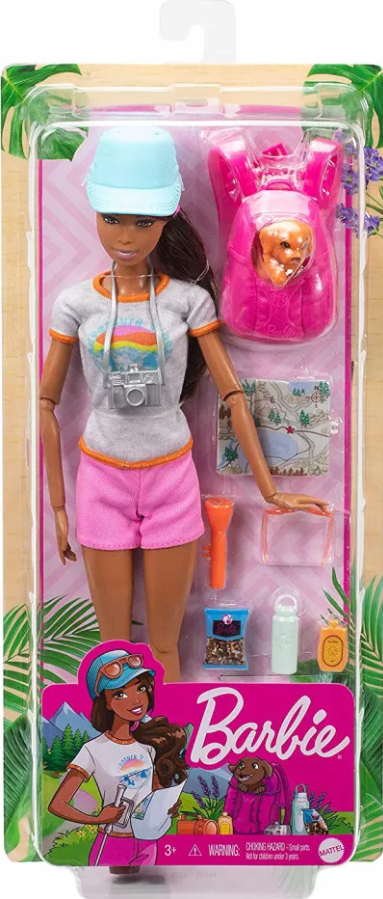 Set de joaca - Barbie in drumetie cu accesorii | Mattel