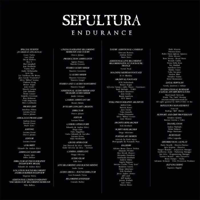 Quadra (Earbook) | Sepultura - 2 | YEO