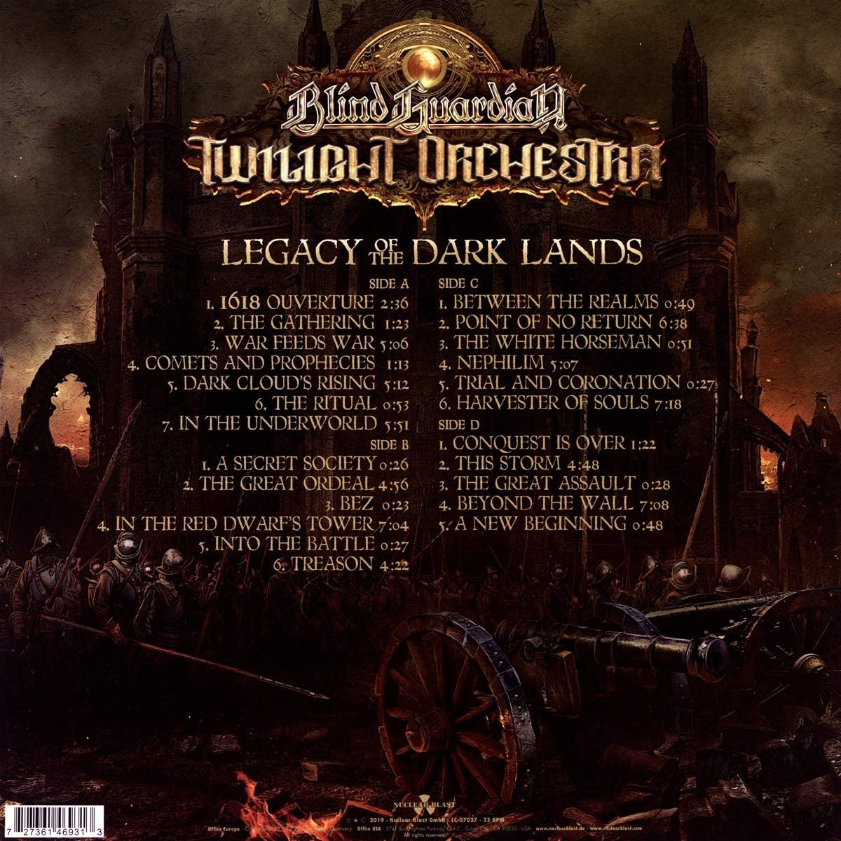 Legacy Of The Dark Lands - Vinyl | Blind Guardian Twilight Orchestra