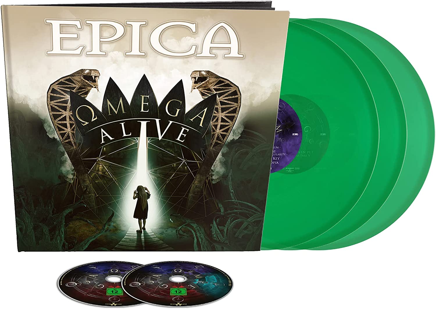 Omega Alive (3xGreen Vinyl+Blu-ray+DVD) | Epica