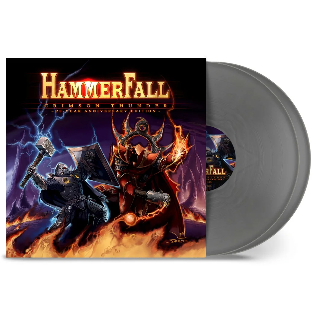 Crimson Thunder - 20 Year Anniversary Edition (Silver Vinyl) | Hammerfall - 1 | YEO