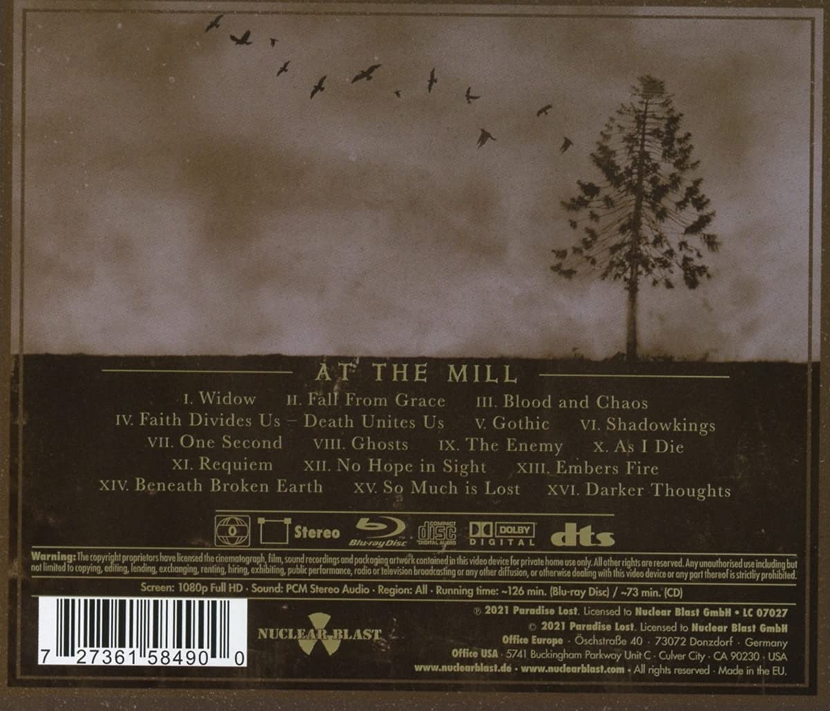 At The Mill (CD+Blu-ray) | Paradise Lost