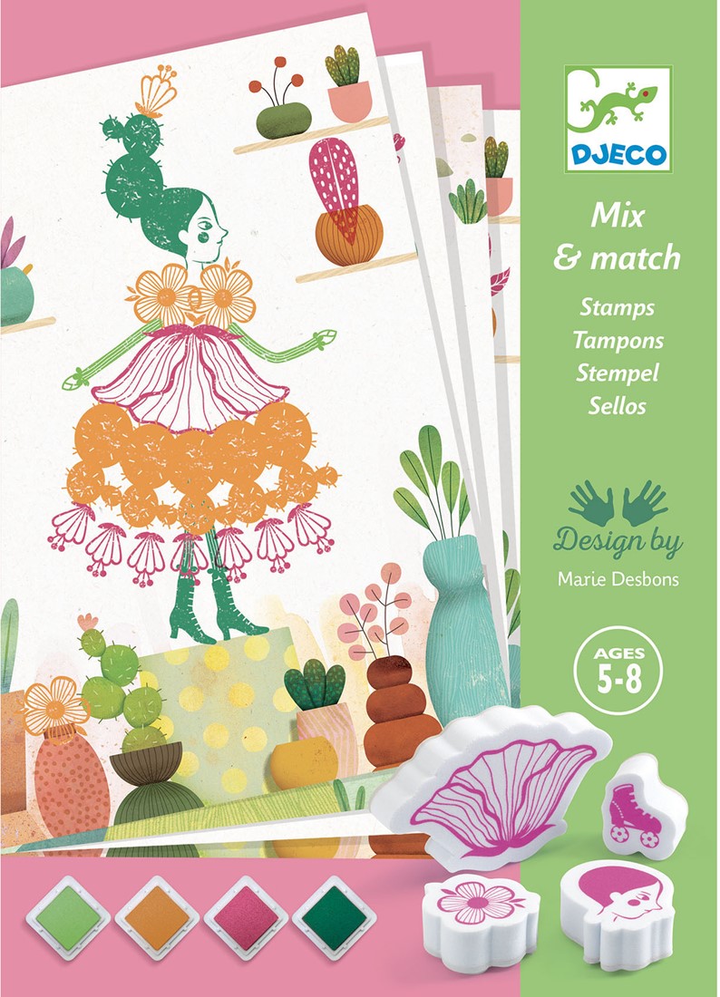 Kit creativ - Flower Girls | Djeco - 4 | YEO