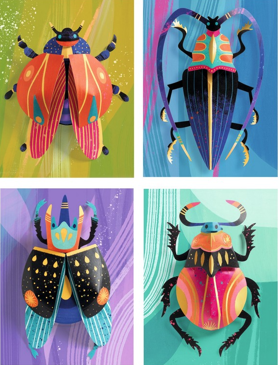 Kit creativ - Paper Bugs | Djeco