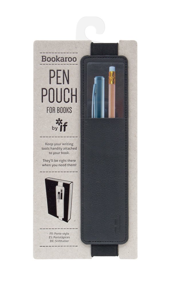 Semn de carte - Bookaroo Pen Pouch Black | If (That Company Called)