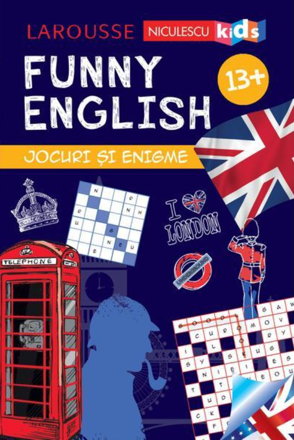 PDF Funny English 13 ani – Jocuri si enigme | Sandra Lebrun carturesti.ro Carte