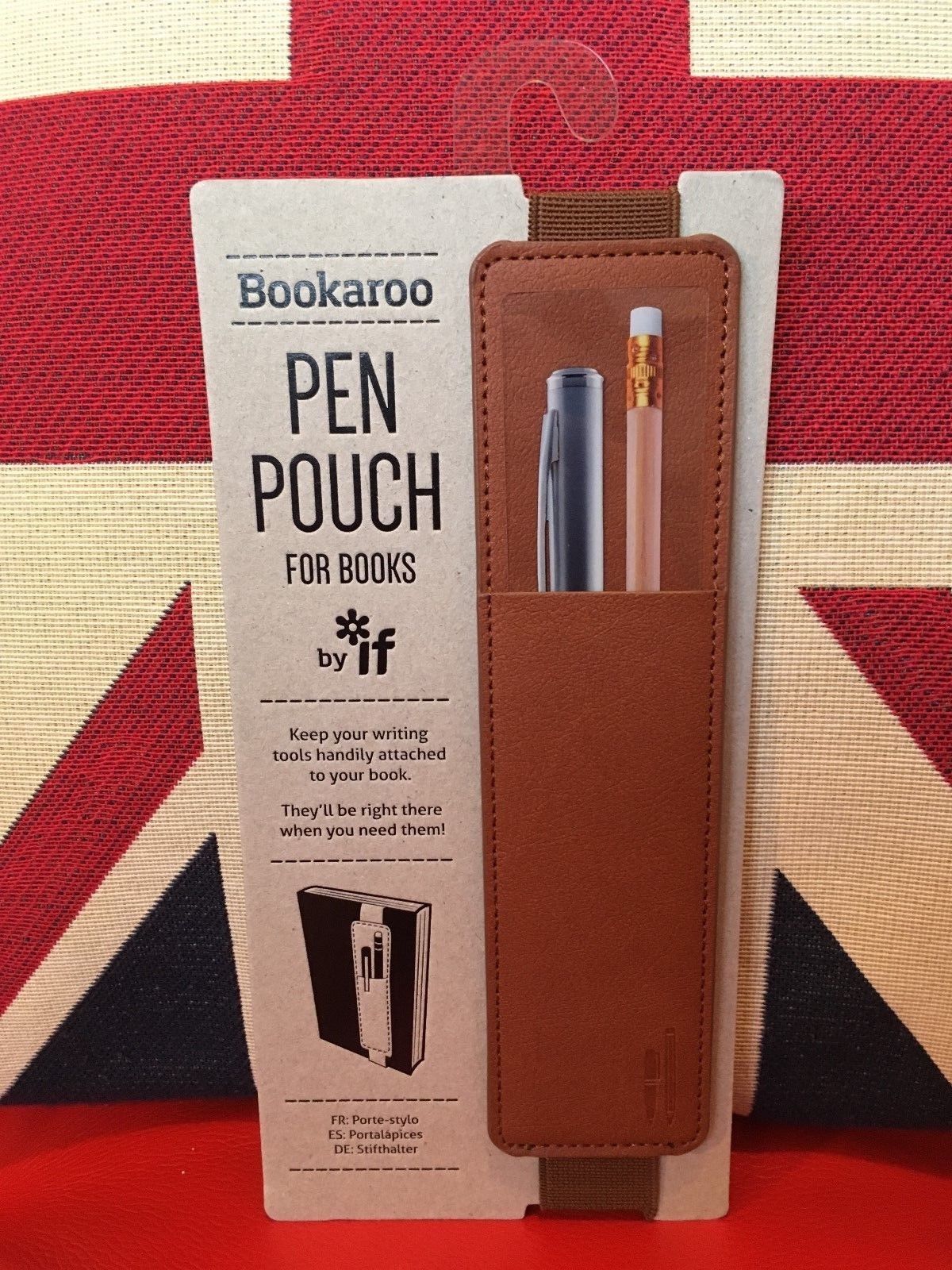 Semn de carte - Bookaroo - Pen Pouch - Brown | If (That Company Called) - 1 | YEO