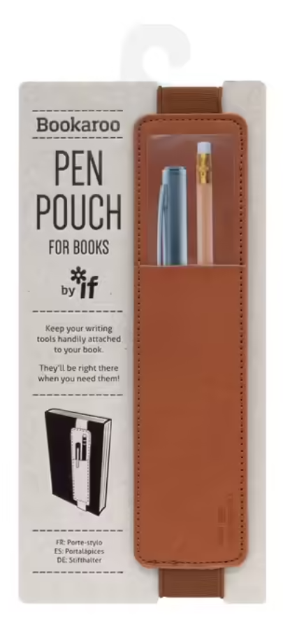 Semn de carte - Bookaroo - Pen Pouch - Brown | If (That Company Called) - 3 | YEO