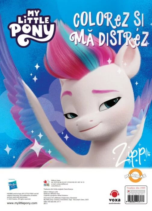 My Little Pony. Colorez si ma distrez. Zipp |