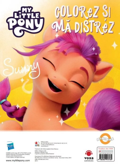 My Little Pony. Colorez si ma distrez. Sunny |