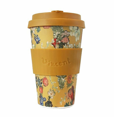 Cana de voiaj - Vincent van Gogh - Flowers | Ecoffee Cup