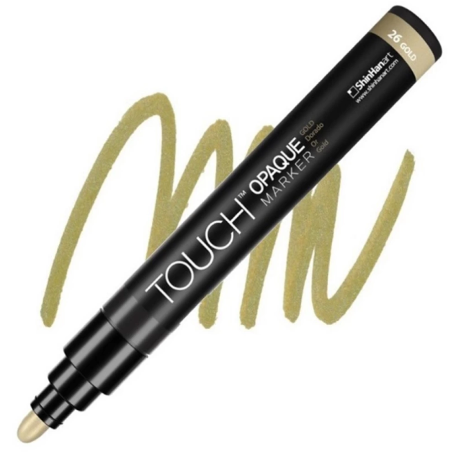 Marker - Acrilic - Touch M Gold 26 | Touch