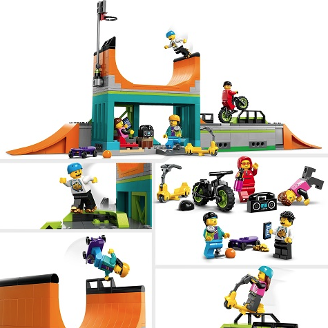 LEGO City - Parc pentru skateboard [60364] | LEGO - 2 | YEO