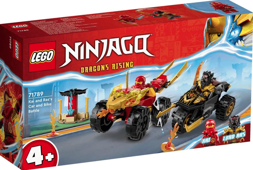 Lego Ninjago - Infruntarea Dintre Kai In Masina Si Ras Pe Motocicleta [71789] | Lego