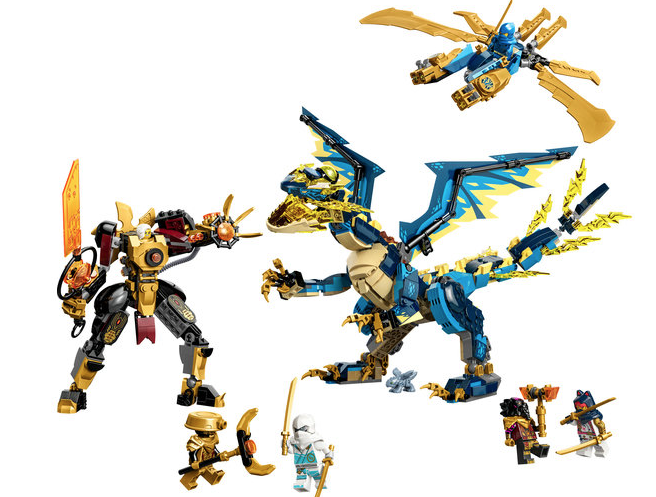 LEGO Ninjago - Dragonul Elemental vs. Robotul Imparatesei [71796] | LEGO