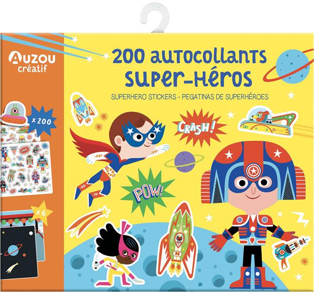 Set 200 de stickere repozitionabile - Super-eroi | Auzou - 2 | YEO