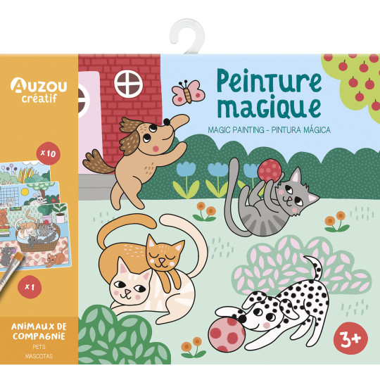 Set creativ - Pictura magica cu apa - Animale de companie | Auzou - 3 | YEO