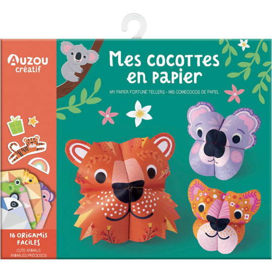  Set creativ origami - Animale din hartie | Auzou 