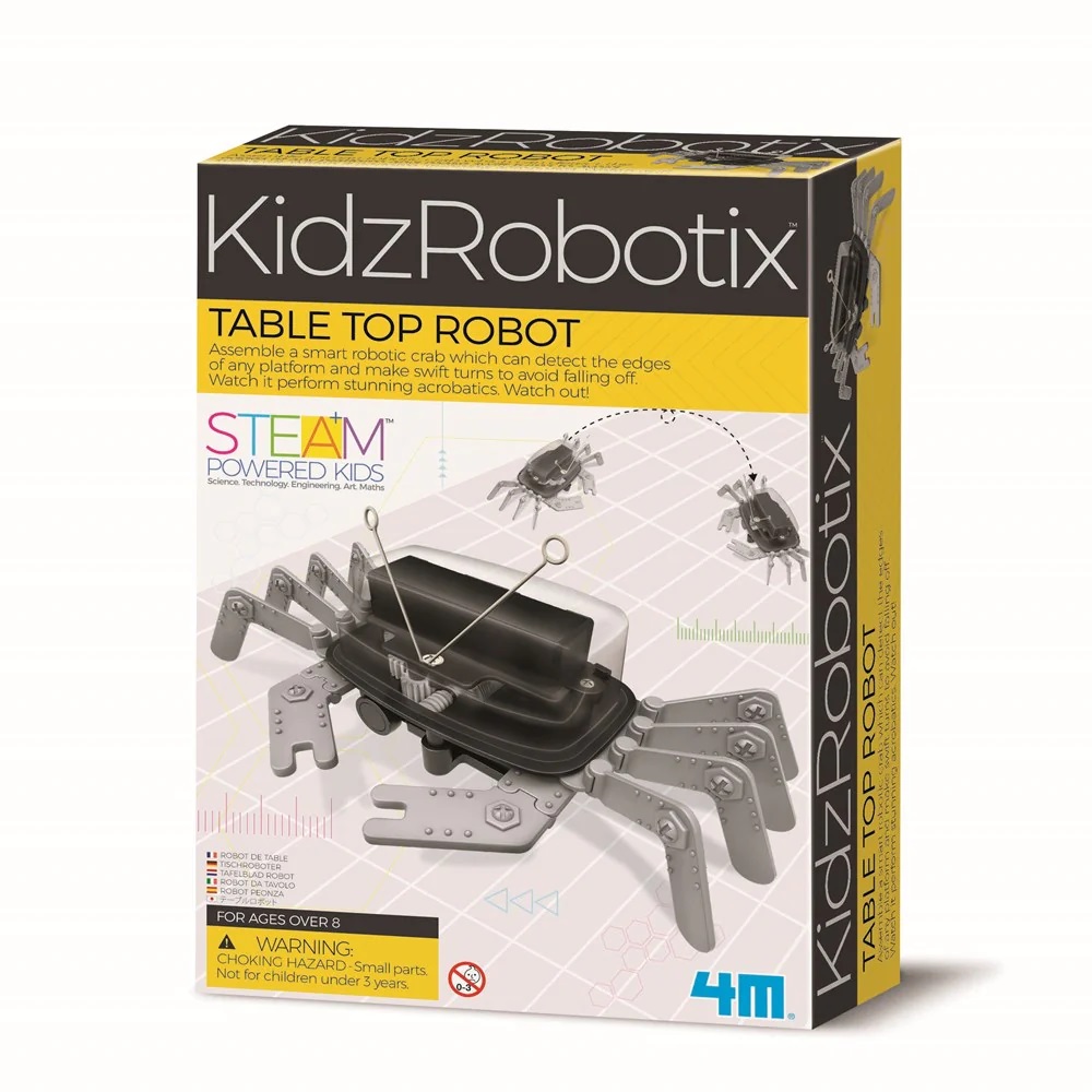 Kit constructie robot - Kids Robotix - Table Top Robot | 4M - 2 | YEO