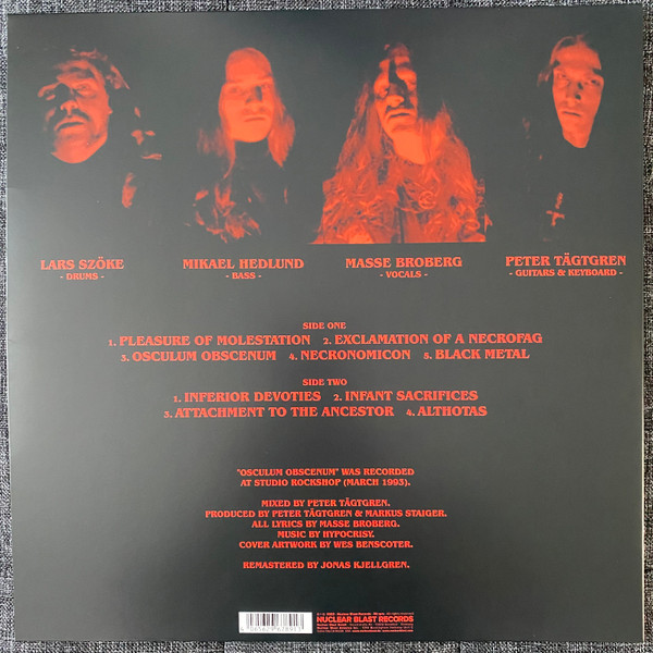 Osculum Obscenum - Vinyl | Hypocrisy