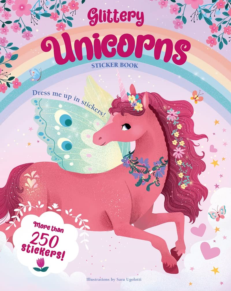 Glittery Unicorns Sticker Book | Sara Ugolotti - 6 | YEO