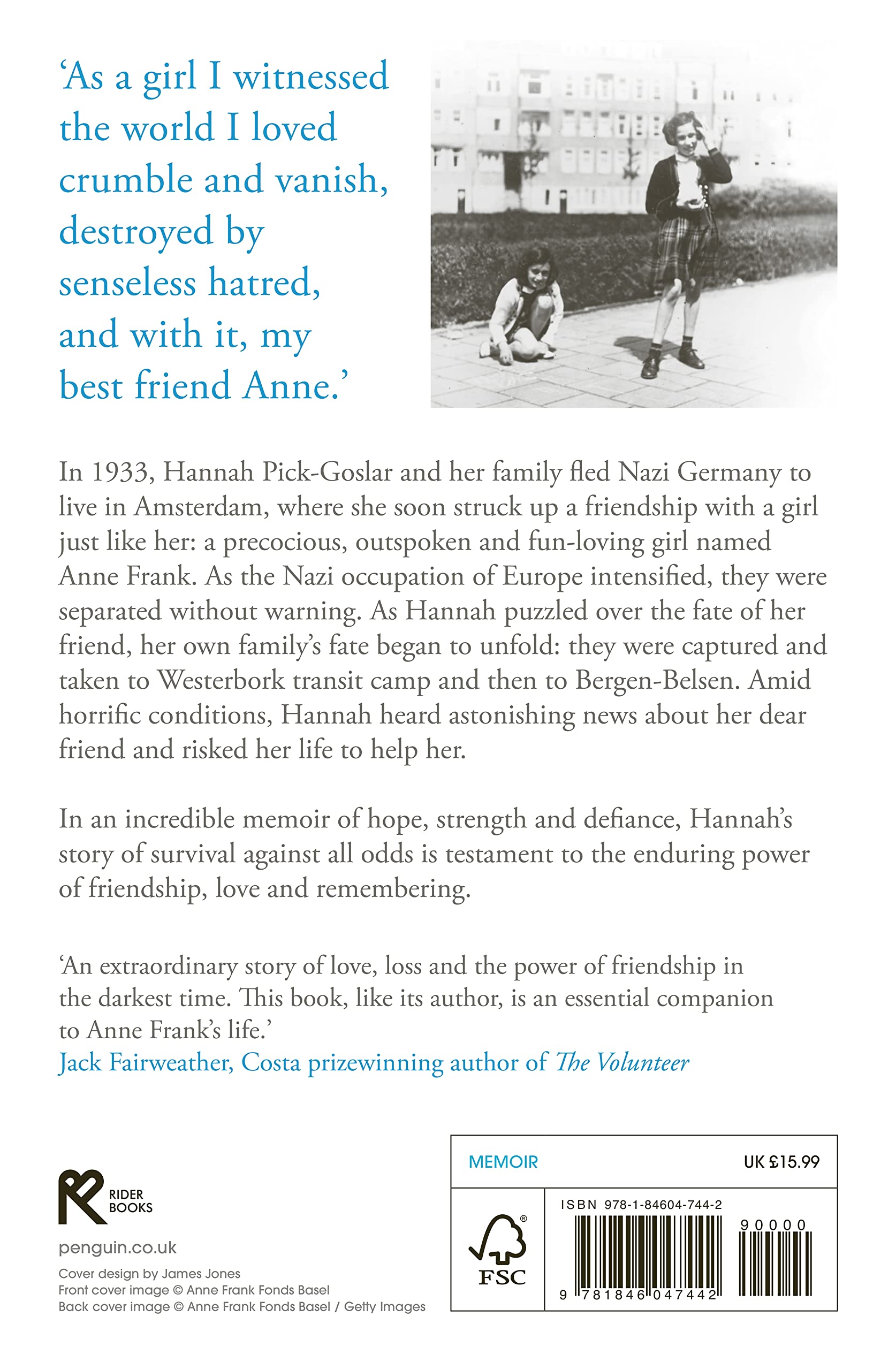 My Friend Anne Frank | Hannah Pick-Goslar