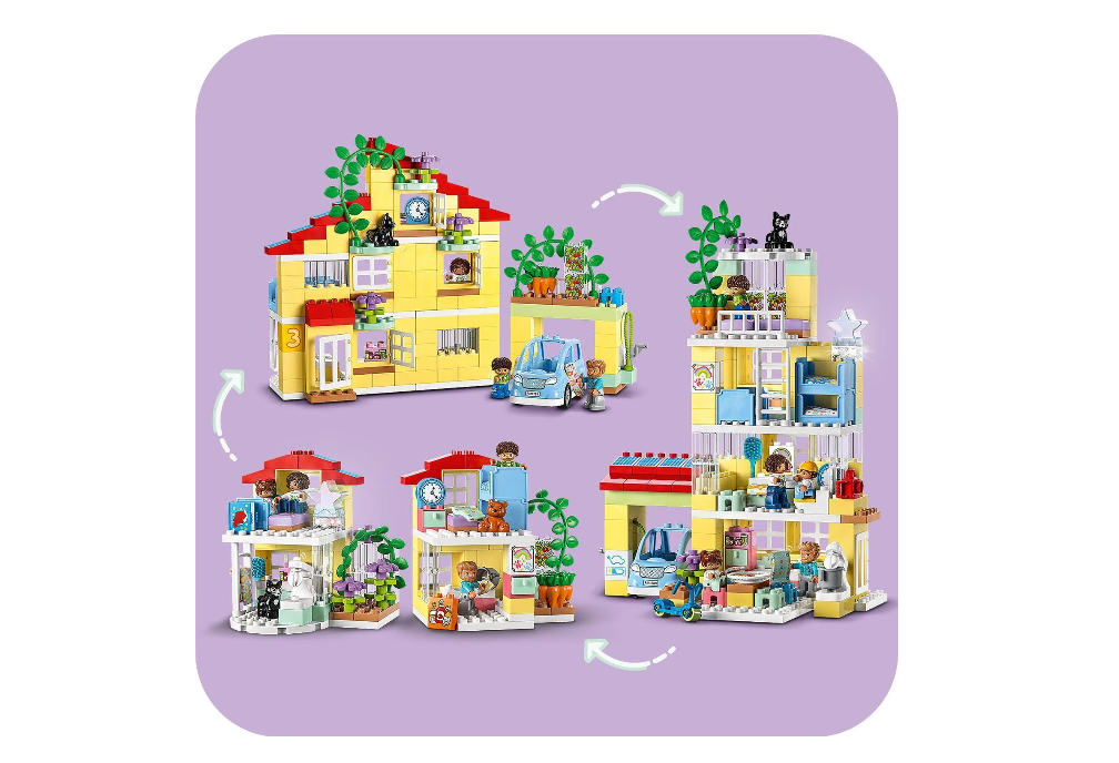 Set de joaca Lego Duplo - Casa de familie 3 in 1 | LEGO - 5 | YEO