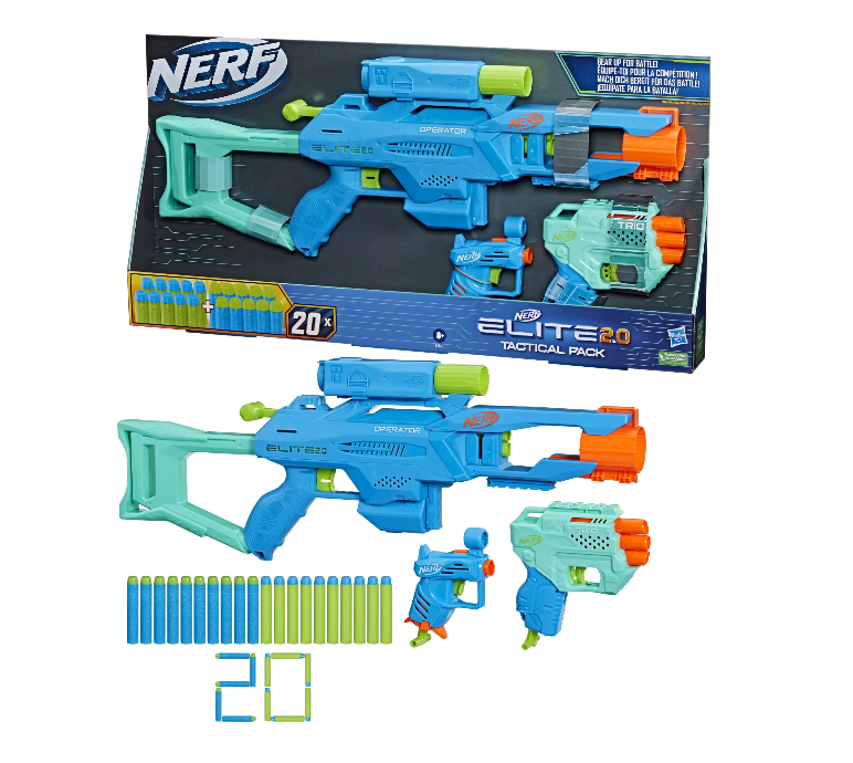 Set 3 Blastere Nerf Elite 2.0 - Tactical pack | Hasbro - 4 | YEO