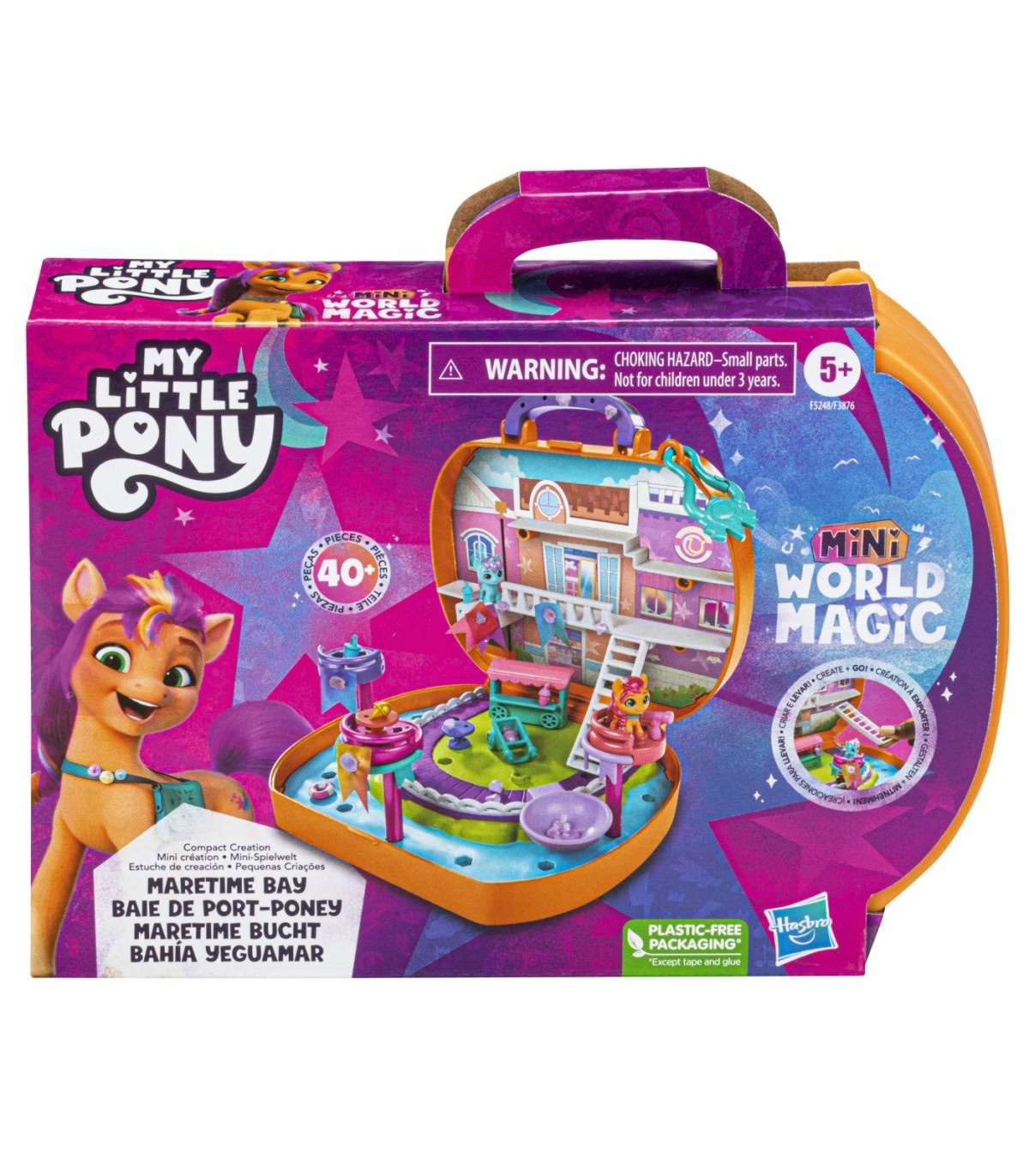 Set de joaca - My Little Pony Mini World Magic - Compact Creation Maretime Bay | Hasbro