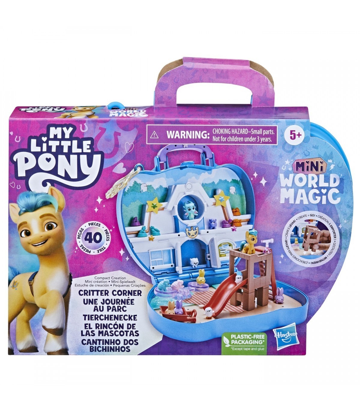 Set de joaca - My Little Pony Mini World Magic - Compact Creation Critter Corner | Hasbro