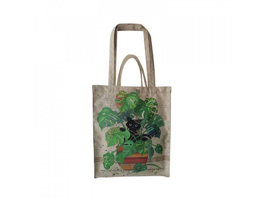 Tote bag - Bug Art - Chaton Monstera | Kiub