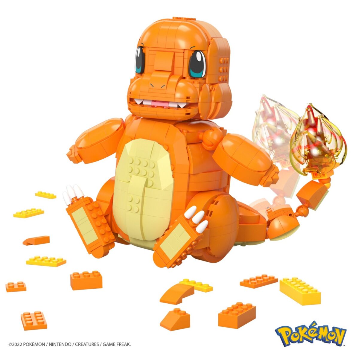 Pokemon - Mega Construx - Jumbo Charmander Salameche | Mattel