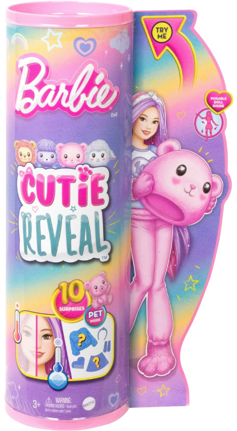 Papusa - Barbie - Cutie Reveal - Ursulet | Mattel