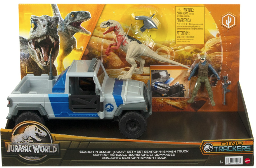 Camioneta - Dino si Smash Dinozaur Atrociraptor | Mattel - 3 | YEO