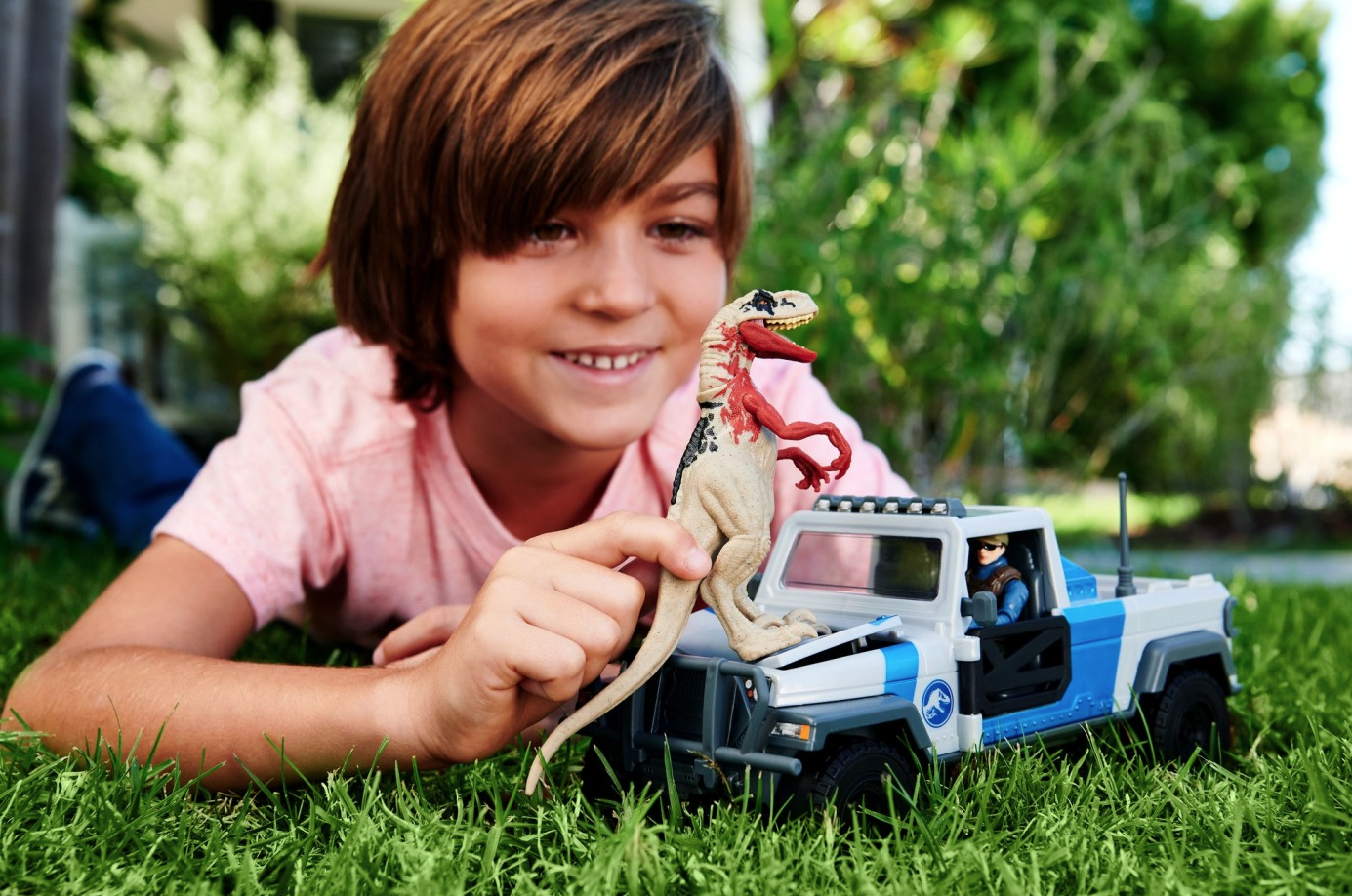 Camioneta - Dino si Smash Dinozaur Atrociraptor | Mattel - 1 | YEO