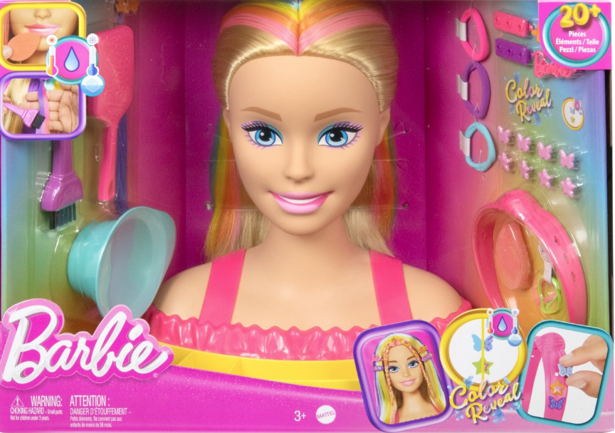  Papusa - Barbie Color Reveal Bust - Beauty Model | Mattel 