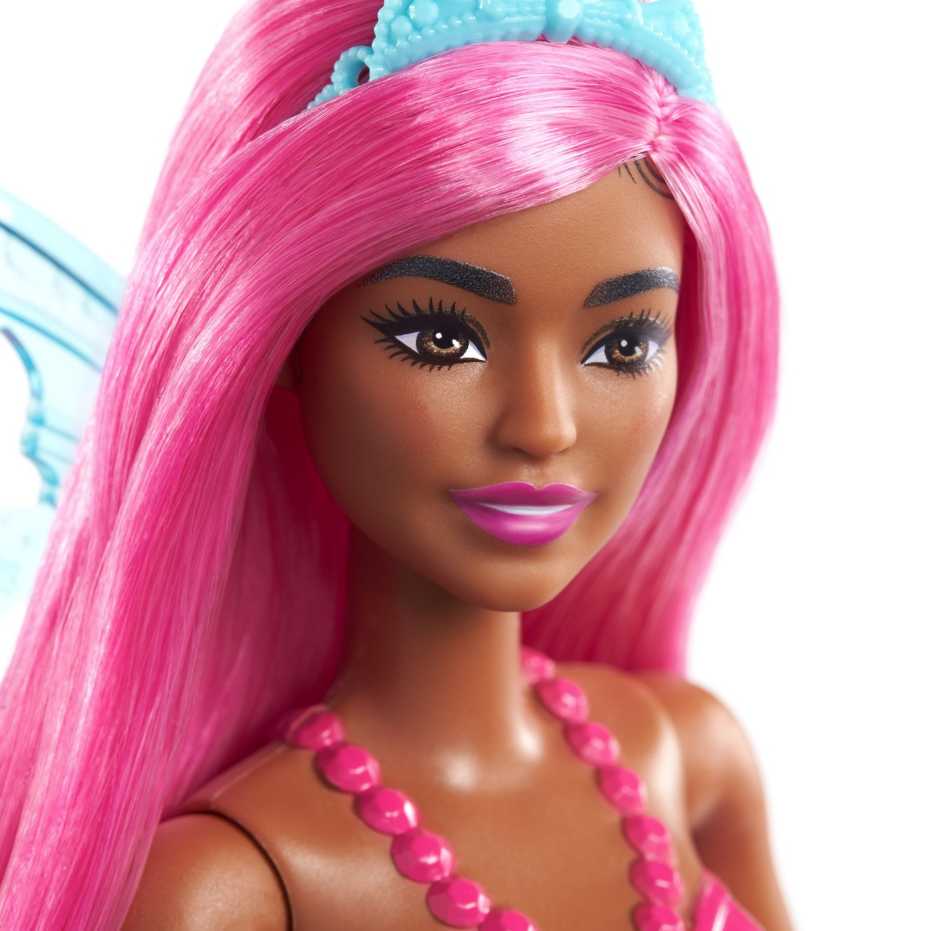 Papusa - Barbie Dreamtopia - Zana cu par roz | Mattel - 2 | YEO