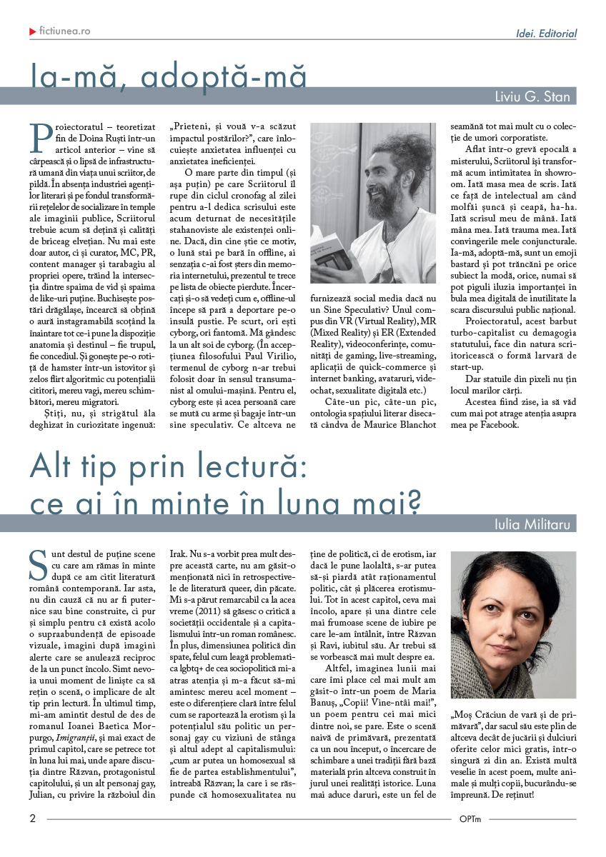 Fictiunea OPTm - Nr. 72, 15 mai 2023 |