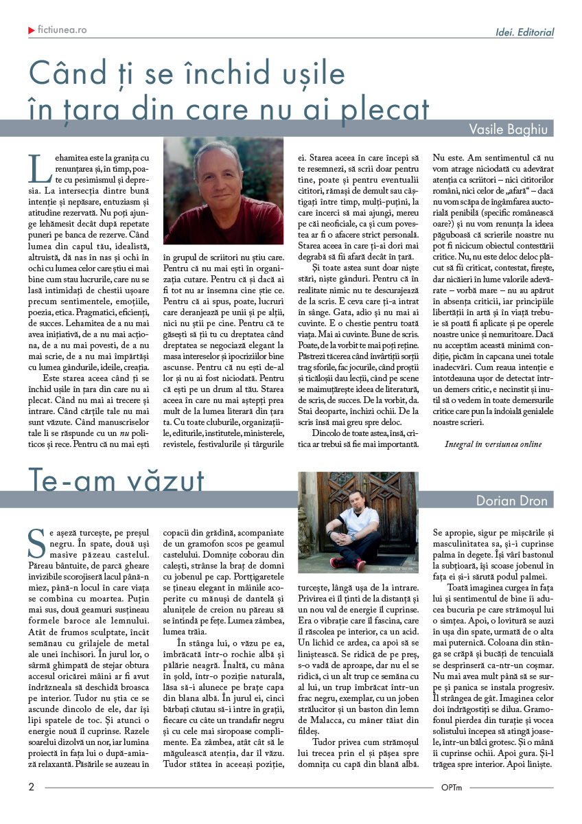 Fictiunea OPTm - Nr. 73, 23 mai 2023 |