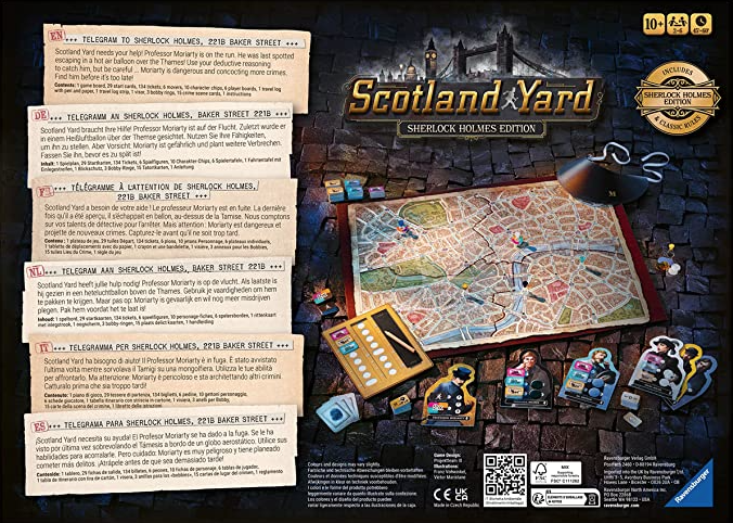 Joc de societate - Scotland Yard - Sherlock Holmes | Ravensburger - 2