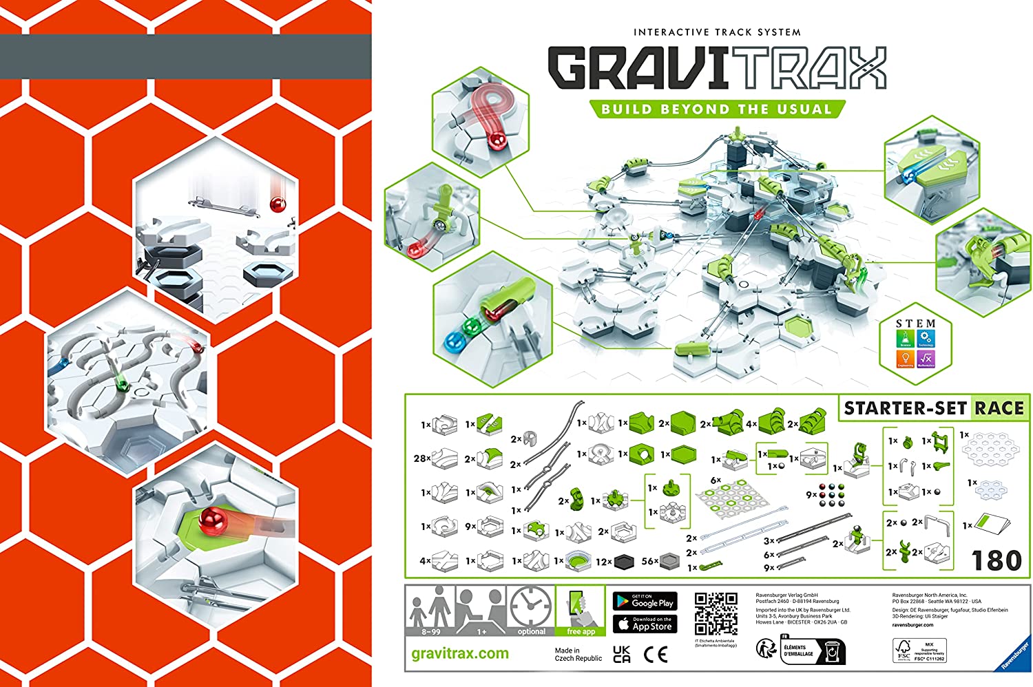 Set de constructie - GraviTrax - Starter Set Race - Set de baza Cursa | Ravensburger